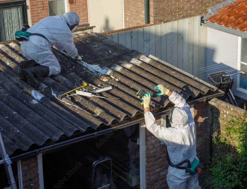 Retirada de cubiertas de fibrocemento en Galdakao y Basauri 3